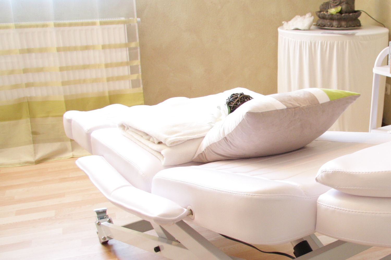 A treatment room at the spa
